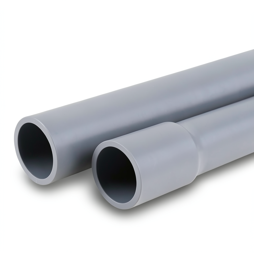 UPVC Pipes Nominal Pressure 16 Bar Outer Diameter 125 mm Thickness 9.30 mm Gray