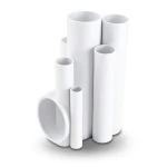 مواسير UPVC ضغط 12 بار قطر خارجي 26.9 مم سمك 1.8 مم لون أبيض