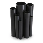 مواسير UPVC ضغط 12 بار قطر خارجي 26.9 مم سمك 1.8 مم لون اسود