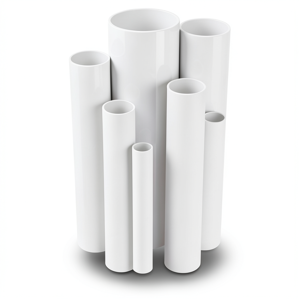مواسير UPVC قطر خارجي 40 مم سمك 1.8 مم لون أبيض
