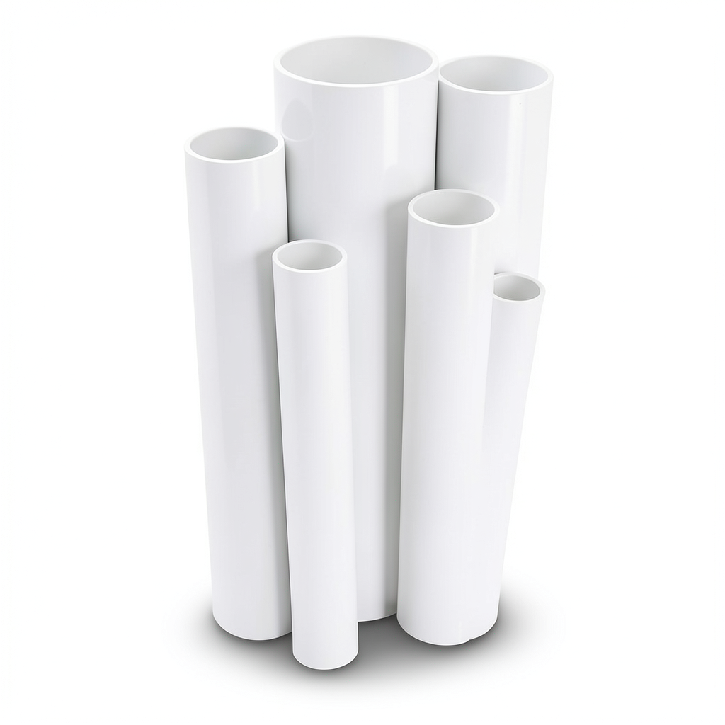 مواسير UPVC قطر خارجي 110 مم سمك 2.2 مم لون أبيض