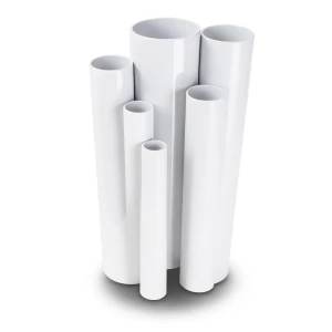 مواسير UPVC قطر خارجي 125 مم سمك 2.5 مم لون أبيض