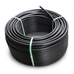 لفة أنابيب HDPE ضغط 20 بار [PE 100] قطر خارجي 140 مم SDR 9 لون أسود