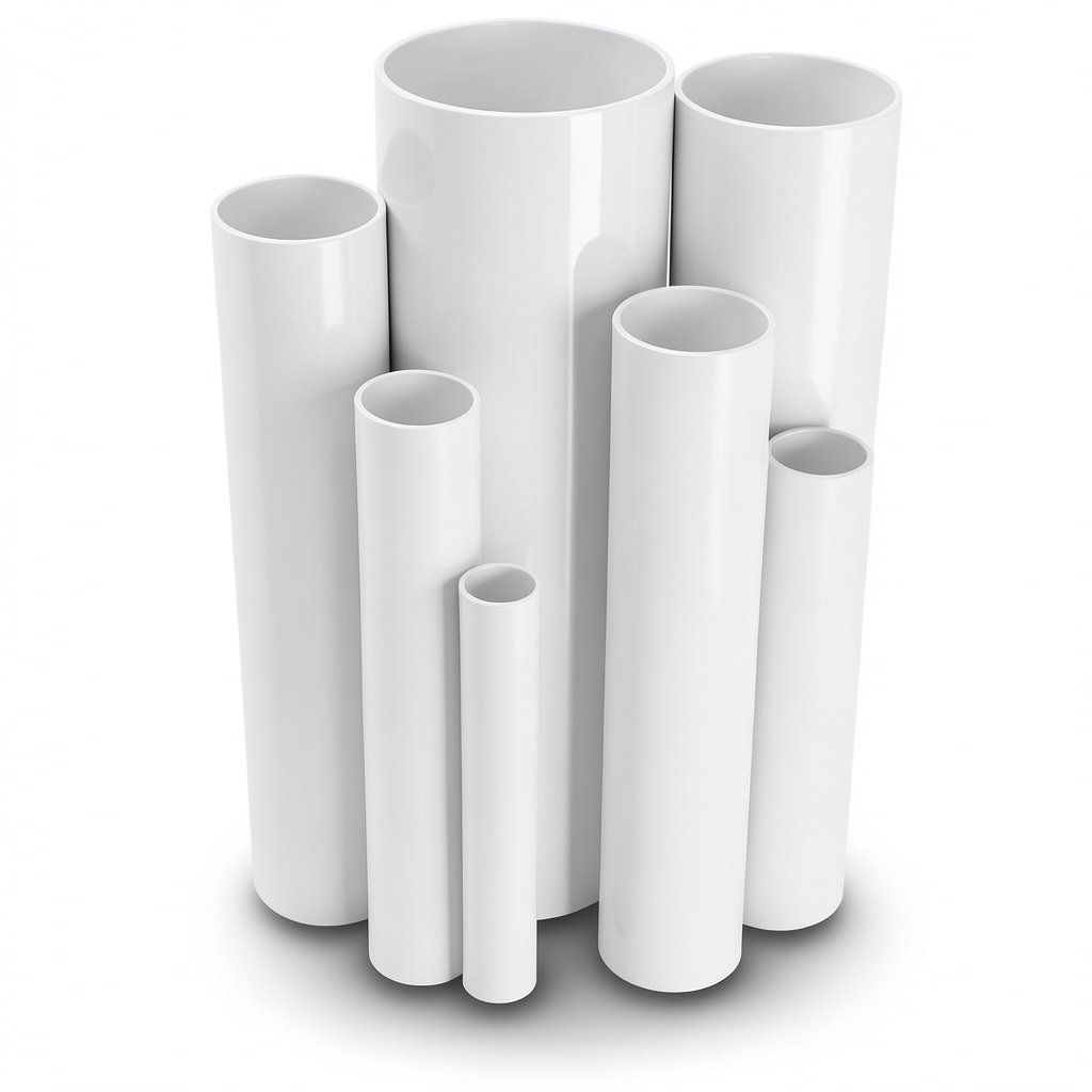 UPVC Pipes Outside Diameter 250 mm Thickness 6.1 mm White