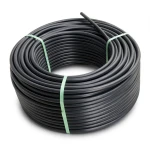 لفة أنابيب بلاستيك HDPE قطر خارجي 160 مم SDR 9 ضغط 20 بار لون أسود