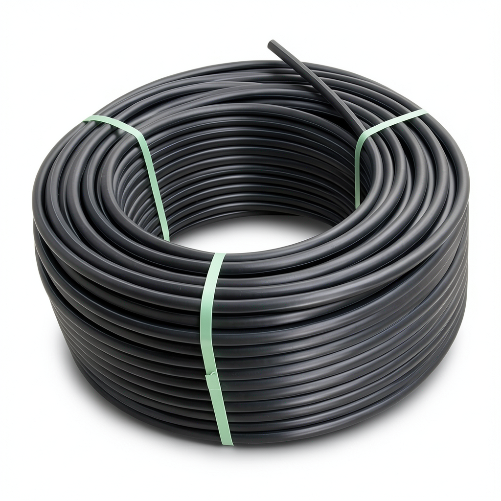 HDPE Plastic Coil Pipe 160 mm OD SDR 9 20 Bar Black