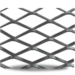 Hot Rolled Black Steel Expanded Metal Mesh 2.3 mm Thick 1.22m Width 4m Length