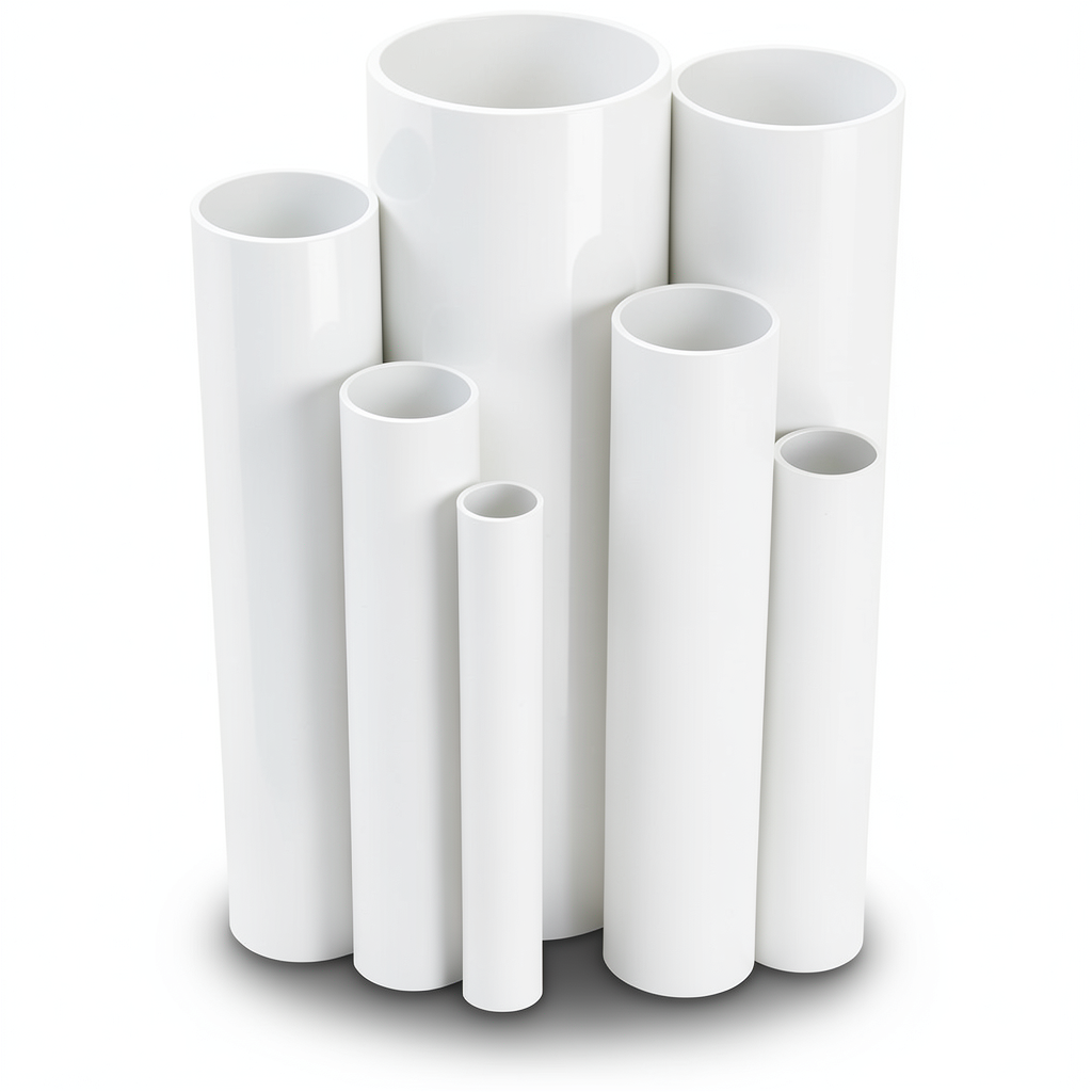 مواسير UPVC قطر خارجي 315 مم سمك 7.7 مم لون أبيض