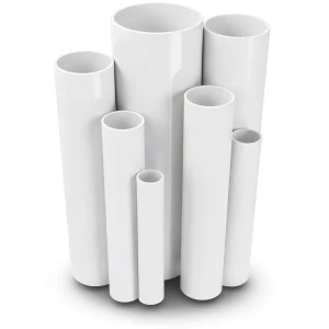 مواسير UPVC قطر خارجي 400 مم سمك 9.8 مم لون أبيض