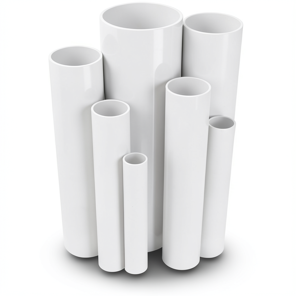 مواسير UPVC قطر خارجي 400 مم سمك 9.8 مم لون أبيض