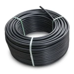 لفة أنابيب HDPE ضغط 12.5 بار [PE 80] قطر خارجي 25 مم SDR 11 لون اسود