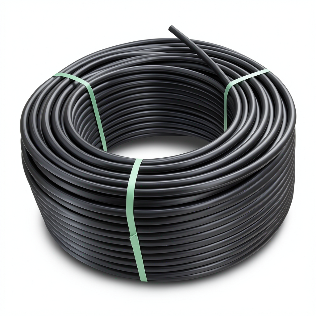 HDPE Coil Pipe Nominal Pressure 12.5 Bar PE 80 OD 32 mm SDR 11 Black