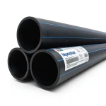 Neproplast HDPE Pipes PE 80 Pressure 12.5 Bar Outside Diameter 200 mm Thickness 18.2 mm Black | NEPROPLAST
