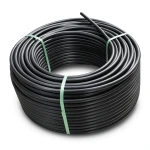 لفة أنابيب HDPE ضغط 12.5 بار PE 80 قطر خارجي 63 مم SDR 11 لون أسود