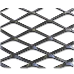 Hot Rolled Black Steel Expanded Metal Mesh Thickness 1.8 mm Width 1.22 m Length 5 m