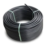 لفة أنابيب HDPE ضغط 12.5 بار PE 80 قطر خارجي 110 مم SDR 11 لون أسود