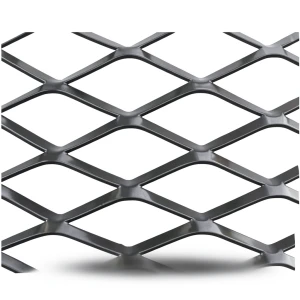 Hot Rolled Black Steel Expanded Metal Mesh Thickness 2 mm Width 1.22 m Length 5 m