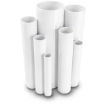 مواسير UPVC قطر خارجي 110 مم سمك 3.2 مم لون أبيض