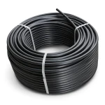 لفة أنابيب HDPE ضغط 12.5 بار PE 80 قطر خارجي 140 مم SDR 11 لون أسود