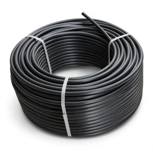 لفة أنابيب HDPE ضغط 12.5 بار PE 80 قطر خارجي 140 مم SDR 11 لون أسود