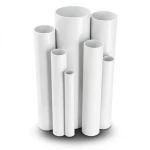 مواسير UPVC قطر خارجي 160 مم سمك 4.1 مم لون أبيض