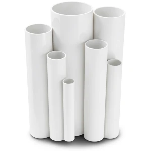 مواسير UPVC قطر خارجي 110 مم سمك 3.2 مم لون أبيض
