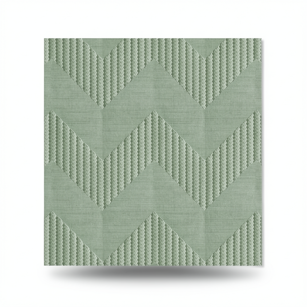 Italian Wall Covering 10m x 0.73m Green, Model 44854