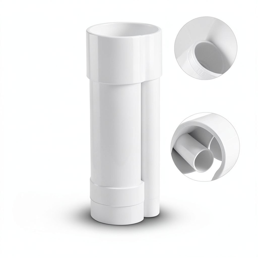 مواسير UPVC قطر خارجي 160 مم سمك 3.3 مم لون أبيض