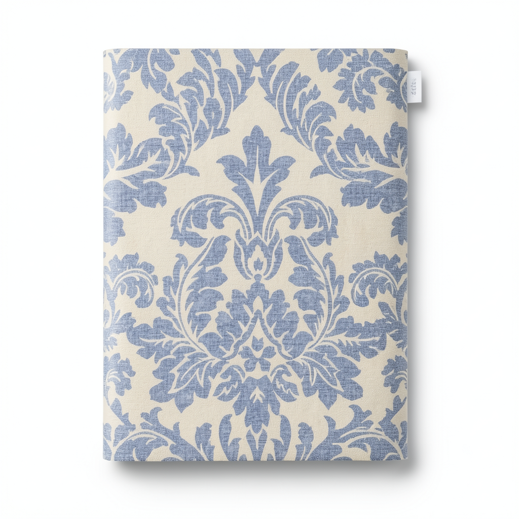 German Classic Wall Covering 10m x 0.53m Beige with Blue, Model 449013