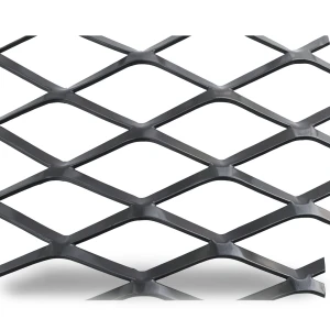 Hot Rolled Black Steel Expanded Metal Mesh Thickness 2.3 mm Width 1.22 M Length 6 M