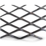 Hot Rolled Black Steel Expanded Metal Mesh 2.7 mm Thickness 1.22x6 m