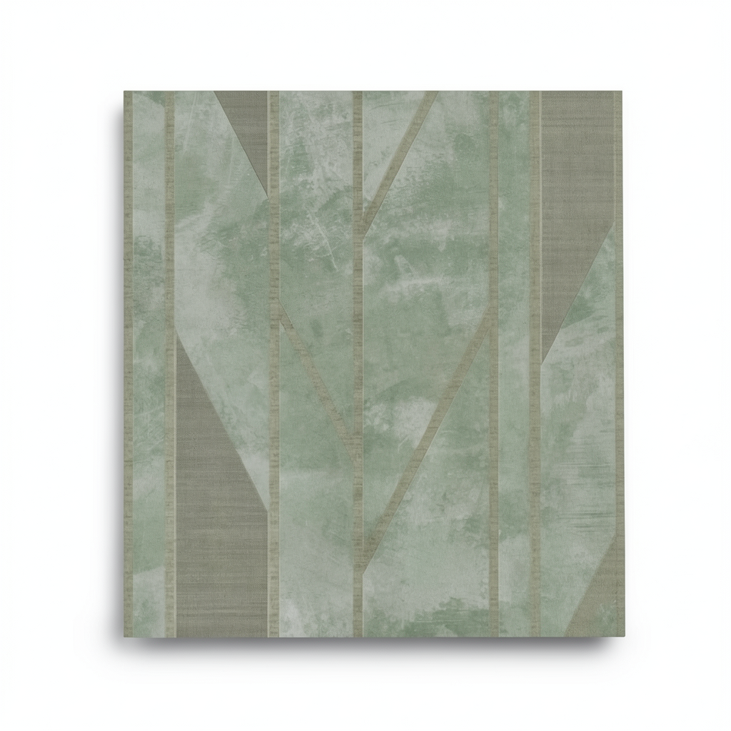 Italian Wallpaper 10m x 0.73m Green Color, Model 44826