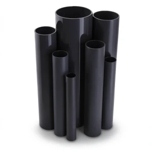 مواسير UPVC قطر خارجي 50 مم سمك 1.8 مم لون أسود