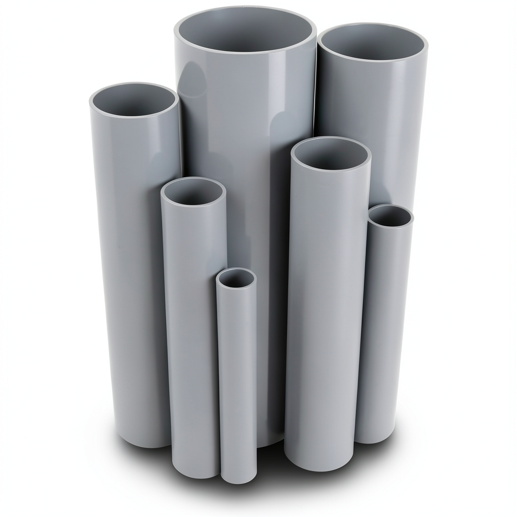 UPVC Pipes Outside Diameter 75 mm Thickness 1.8 mm Gray
