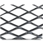 Hot Rolled Black Steel Expanded Metal Mesh Thickness 1.8 mm Width 1.22 m Length 4 m