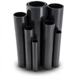 مواسير UPVC قطر خارجي 75 مم سمك 1.8 مم لون أسود