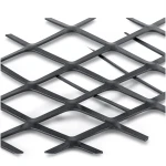 Hot Rolled (Black) Steel Expanded Metal Mesh Thickness 2 mm Width 1.22 M Length 4 M