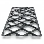 Hot Rolled (Black) Steel Expanded Metal Mesh  Bahri Thickness 6 mm Width 1.22 meter Length 1 meter | Bait Al Tatawor Company