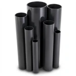 مواسير UPVC قطر خارجي 160 مم سمك 3.2 مم لون أسود