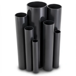 مواسير UPVC قطر خارجي 160 مم سمك 3.2 مم لون أسود