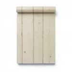 German wooden wallpaper, size 10 m x 0.53 m, beige color, model 479720  