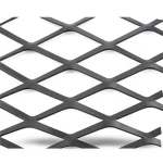 Hot Rolled Black Steel Expanded Metal Mesh Thickness 2.7 mm Width 1.22 m Length 4 m