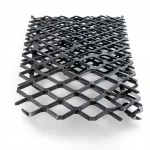 Hot Rolled (Black) Steel Expanded Metal Mesh  Bahri Thickness 5.8 mm Width 1.22 M Length 4 meter | Bait Al Tatawor Company