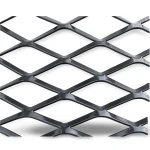 Hot Rolled Black Steel Expanded Metal Mesh Thickness 1.8 mm Width 1.22 m Length 5 m