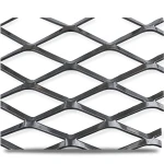 Hot Rolled Black Steel Expanded Metal Mesh Thickness 2.8 mm Width 1.22 m Length 1 m
