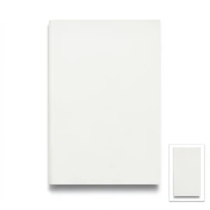 German Plain Wallpaper 10 m x 0.53 m Off White, Model 1021514