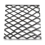 Hot Rolled Black Steel Expanded Metal Mesh Thickness 1.8 mm Width 1.22 m Length 4 m