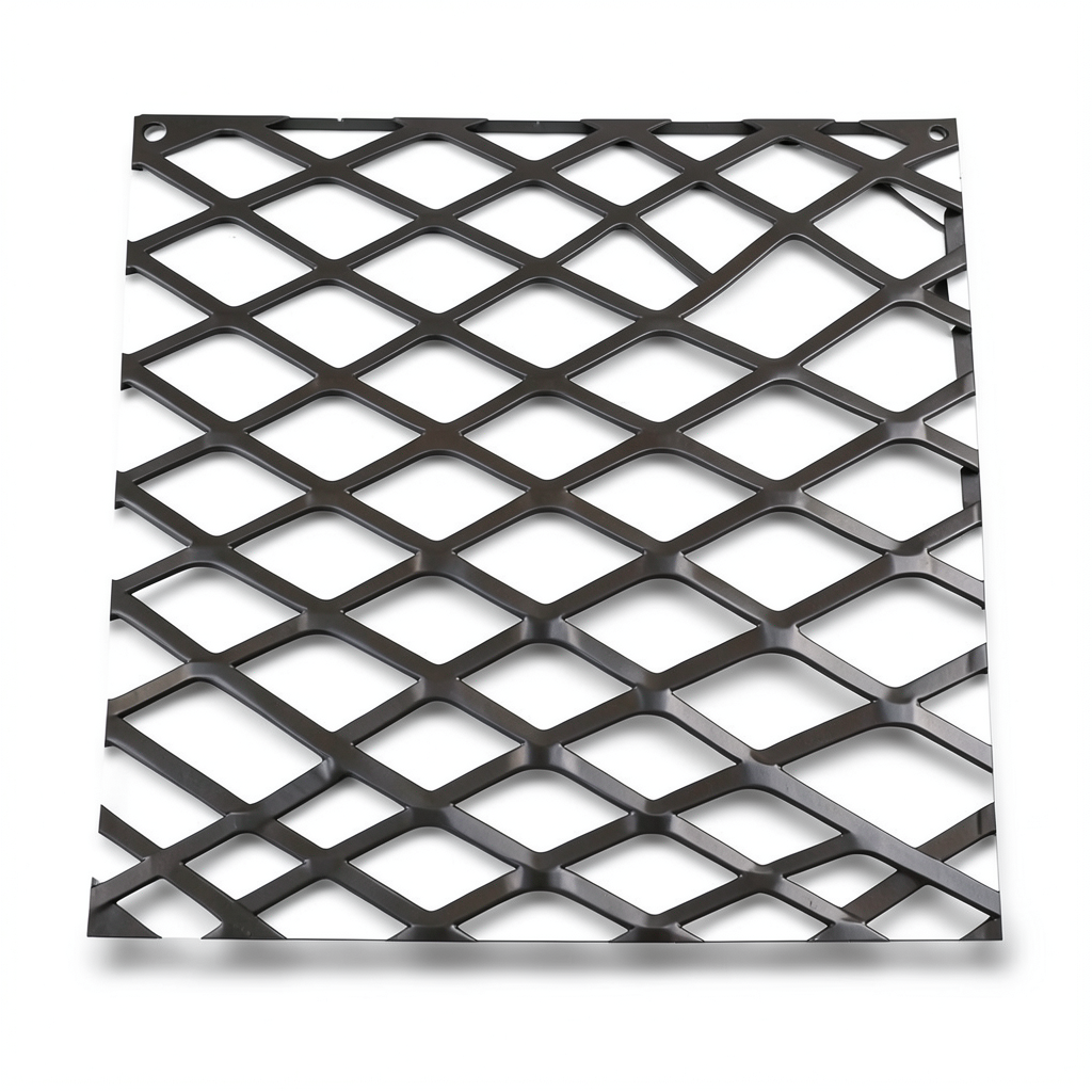 Hot Rolled Black Steel Expanded Metal Mesh Thickness 1.8 mm Width 1.22 m Length 4 m