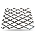 Hot Rolled Black Steel Expanded Metal Mesh 2.3 mm Thick 1.22m Width 4m Length
