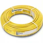 أنابيب HDPE نيبروبلاست PE 80 ضغط 6 بار قطر خارجي 110 مم سمك 5.0 مم لون أصفر 